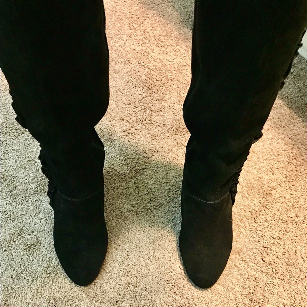 Mia Giovanni knee high suede boots, 12